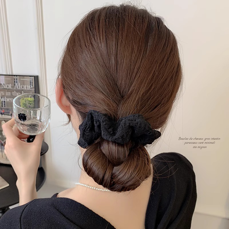 Dây Buộc Tóc Phong Cách Pháp 2024 Đơn Giản Xinh Xắn