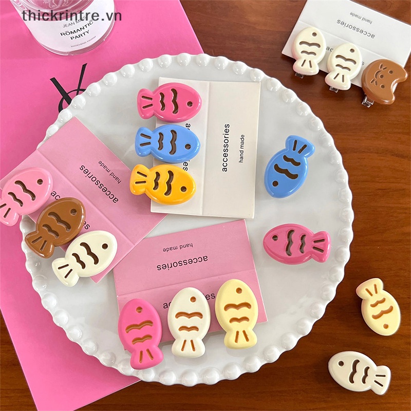 Set 1 / 3 Kẹp Tóc Hình Cá Dễ Thương Cho Bé Gái vn