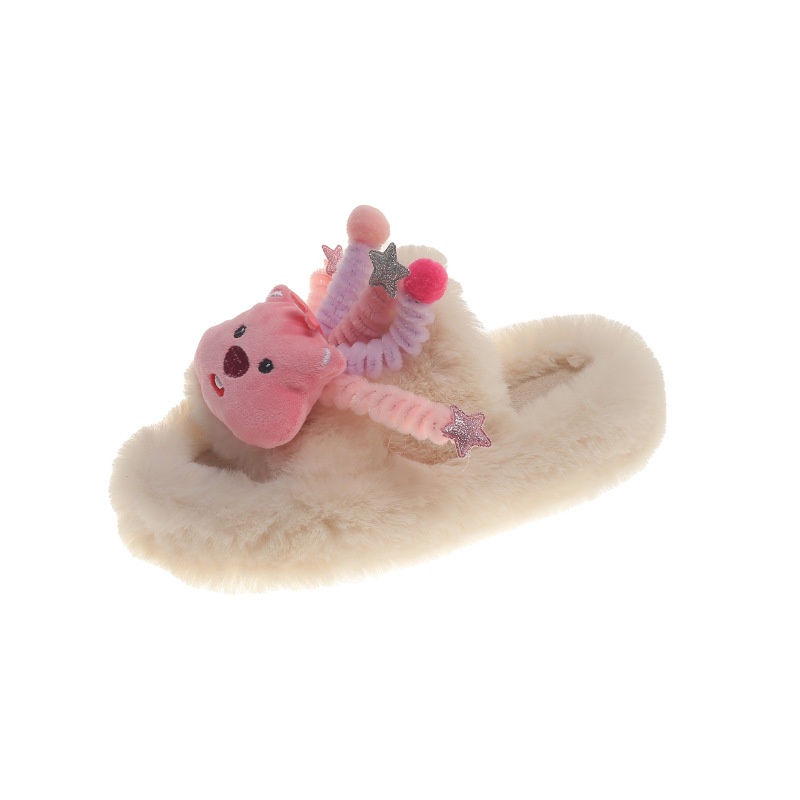 Dép Bông Đi Trong Nhà Hình Chú Hề Hoạt Hình Dễ Thương Thời Trang Thu Đông Cho Nữ