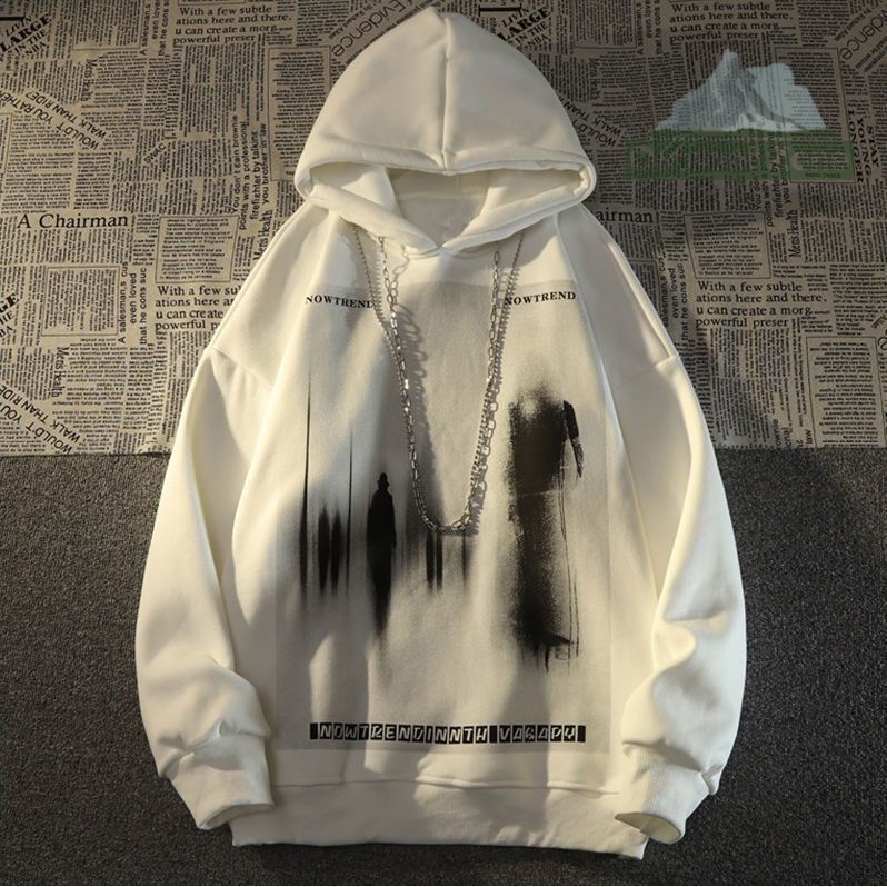 Áo hoodie Nỉ Dáng Rộng Thời Trang Thu Đông 2023 Dành Cho Nam Nữ