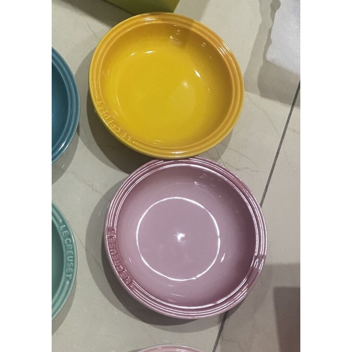 Le Creuset Đĩa 6"  hộp 6 cái - Le Creuset Mini Round Plate, Rainbow 6"