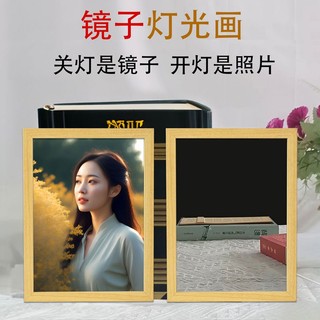 Tranh Vẽ anime Mặt Gương Tùy Chỉnh Sáng Tạo Làm Quà Tặng Sinh Nhật diy