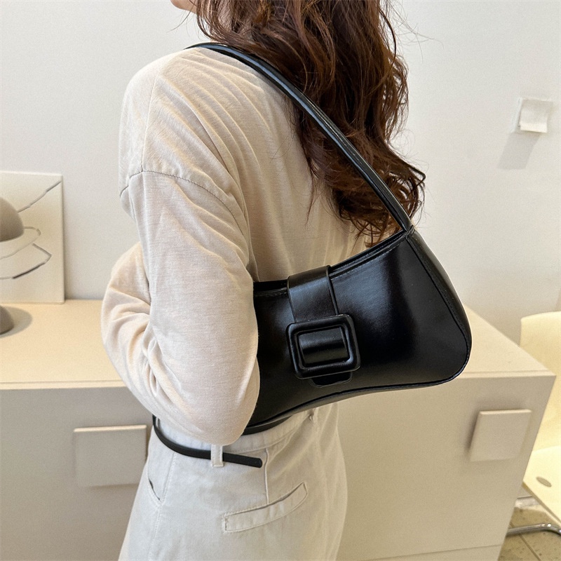Jasmin noir Túi Đeo Chéo Vai Bằng Da Bóng Thời Trang Dành Cho Nữ