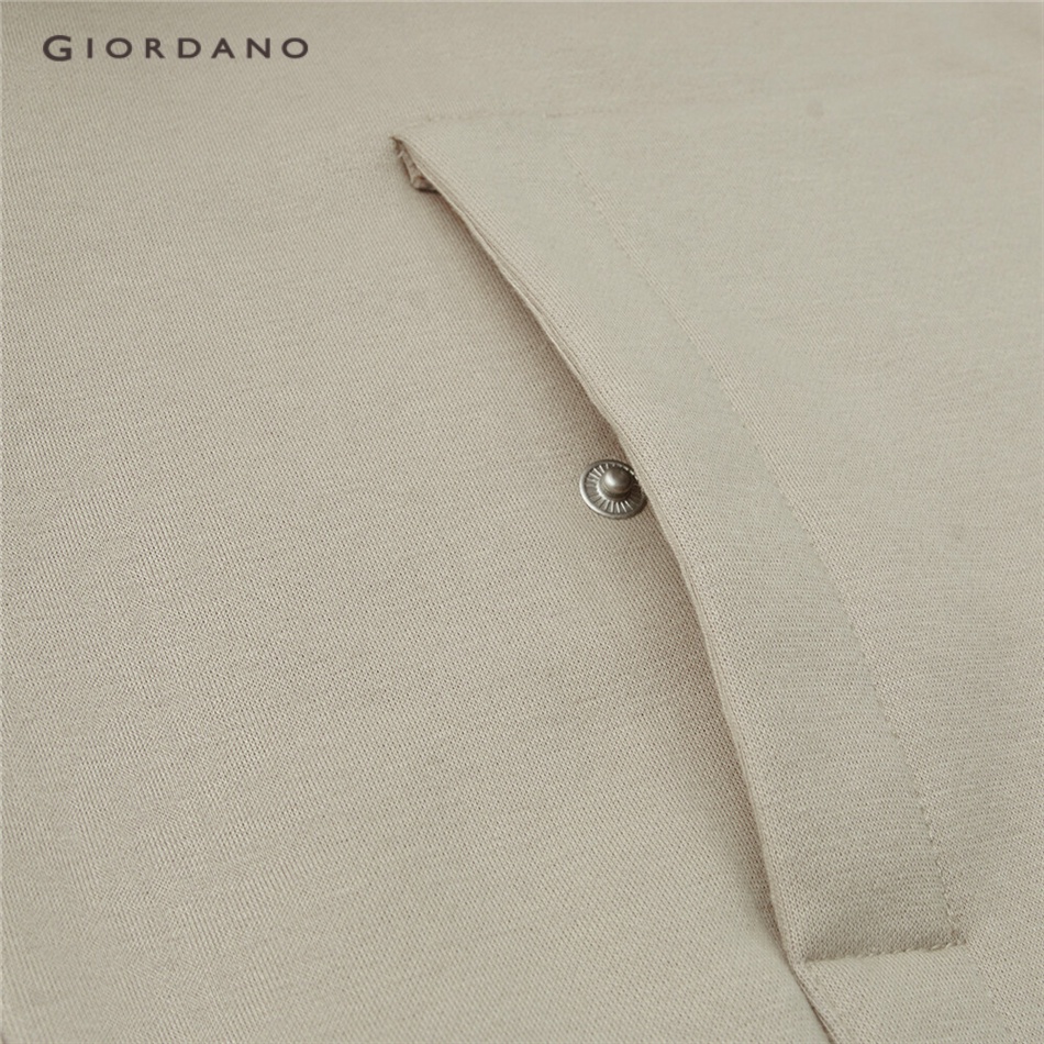 GIORDANO MEN Big pockets fleece-lined hooded jacket 01073858