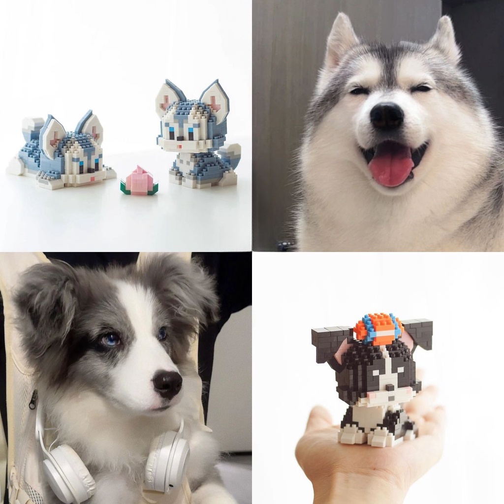 Bộ Búp Bê Chó shiba inu Nhồi Bông Nhỏ Tự Làm Thủ Công Dùng Để Trang Trí