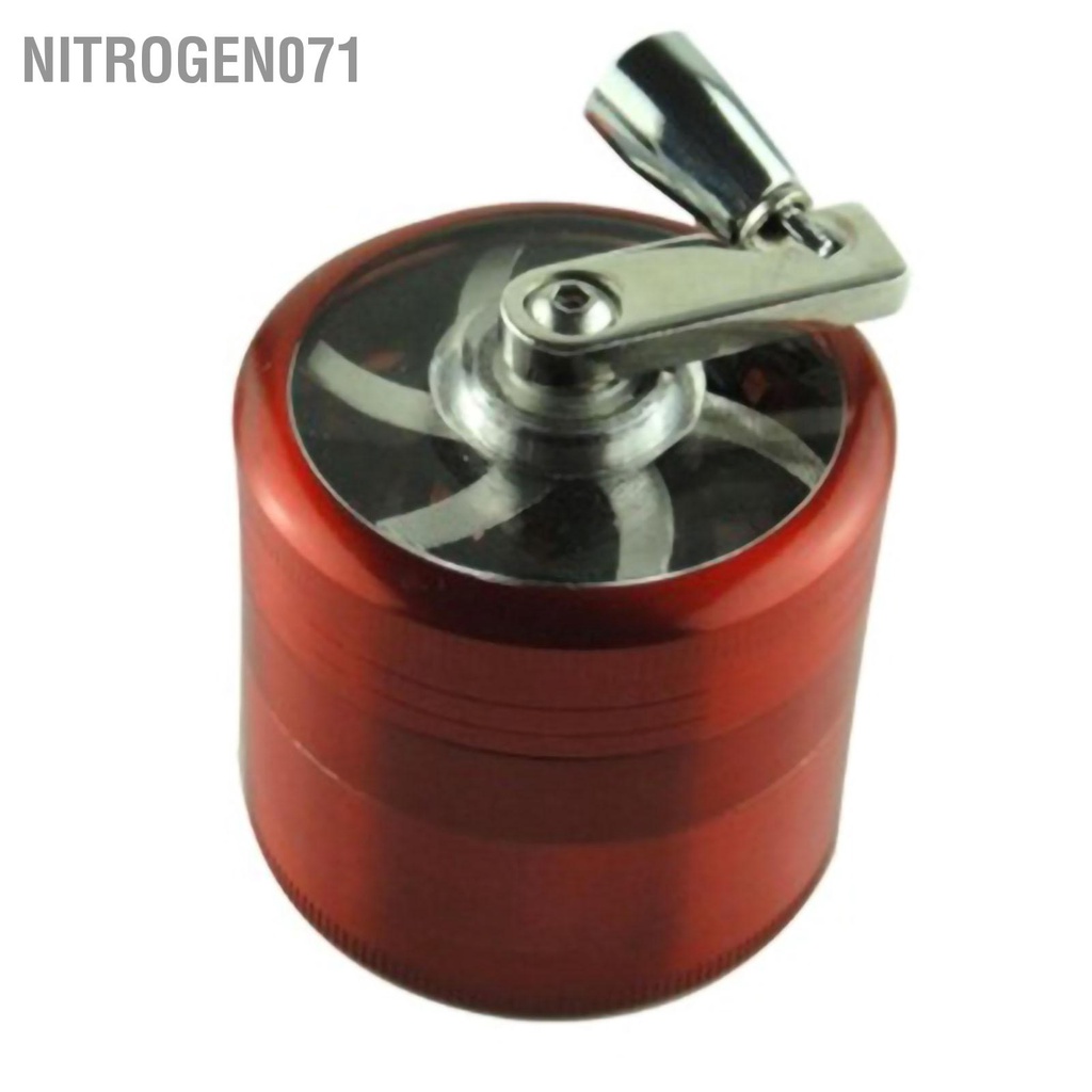 Nitrogen071 Máy xay cầm tay mini 40mm 4 lớp gia vị hợp kim kẽm có