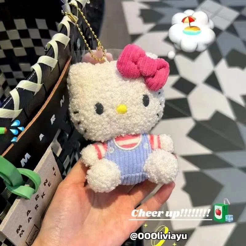 SANRIO Hello kitty Móc Khóa Hình Mèo kitty Nhồi Bông Đáng Yêu