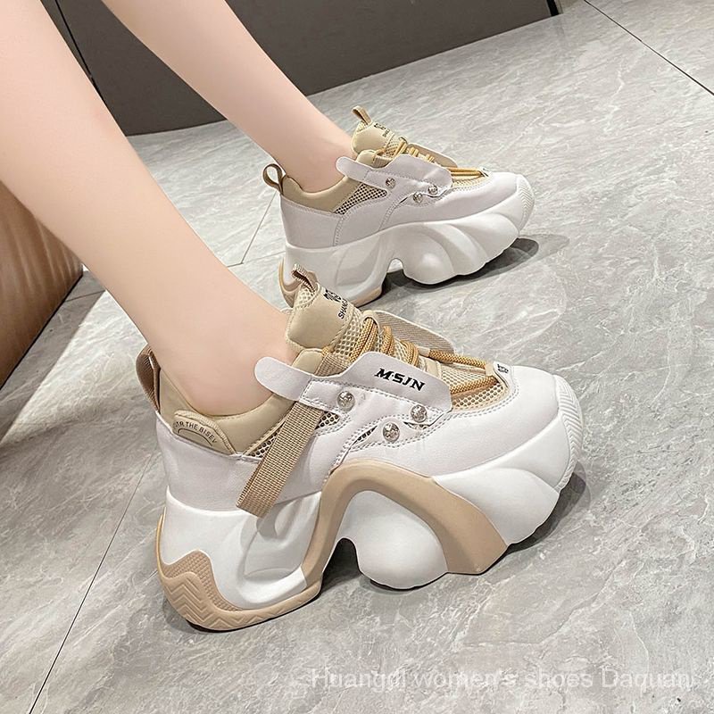 Giày Sneaker Đế Dày 7.5cm Cho Nữ