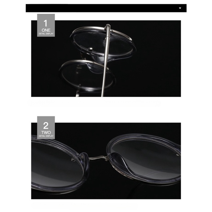 Mắt Kính Gọng Vuông Phong Cách retro Thời Trang Cho Nam Nữ