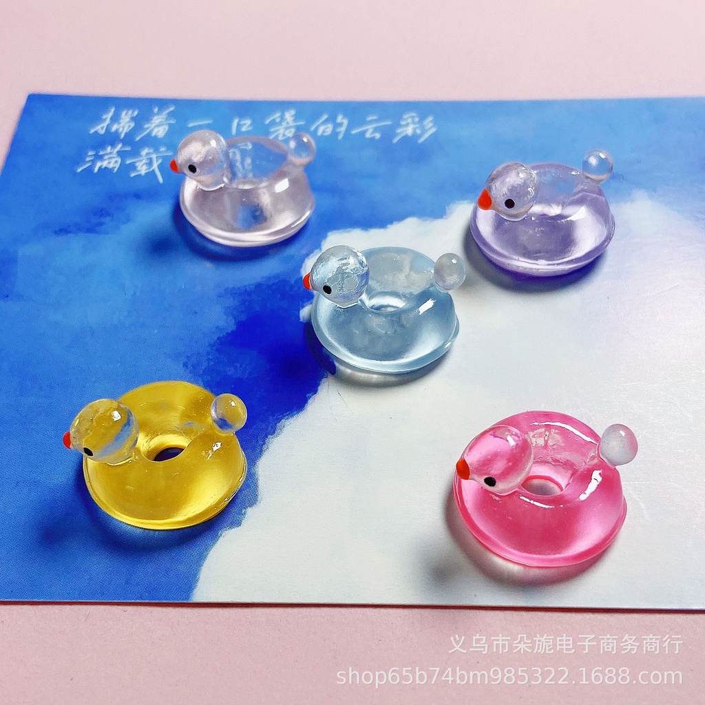 Dễ Thương Phao Bơi Hình Chú Vịt Vàng Đáng Yêu Cho Bé crocs charms