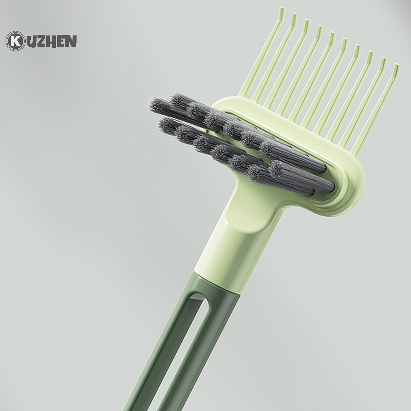 Kuzhen Bàn Chải mini Làm Sạch Lược Chải Tóc Sáng Tạo 2 Trong 1