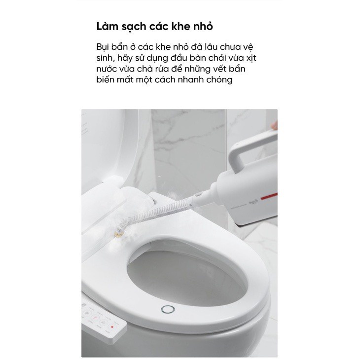 Máy Lau Nhà Bằng Hơi Nước Nóng Mijia DEERMA ZQ600 - Cây lau nhà hơi nước - Dễ dàng và an toàn khi sử dụng, diệt khuẩn