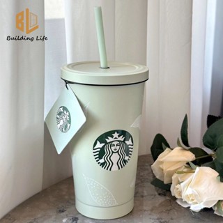 Starbucks Bình Nước Giữ Nhiệt 500ml Bằng Thép Không Gỉ Cao Cấp