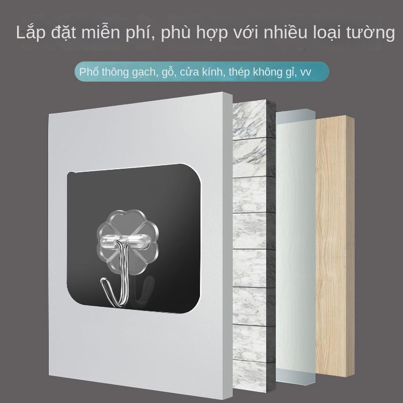 Móc Treo Đồ Dán Tường Miếng dán dính tường móc treo đồ siêu dính siêu bền siêu rẻ