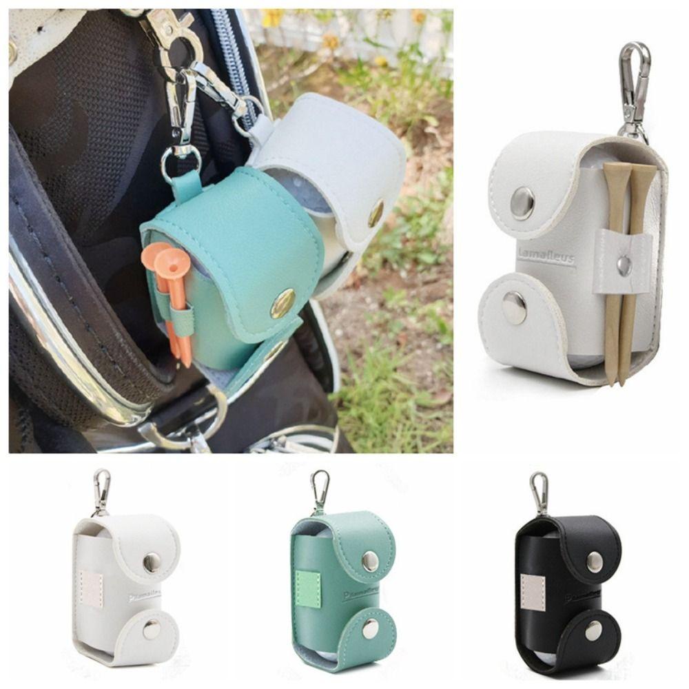 Túi Đựng Bóng golf mmluck Bằng Da pu Kèm 2 Khóa Kim Loại Đeo Hông Siêu Bền Tiện Dụng