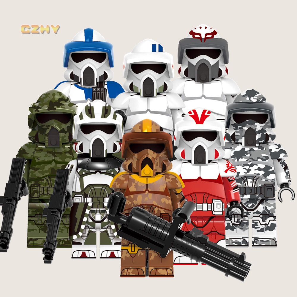 Mô Hình Nhân Vật Tramander trauma 91Stcorps lightning Squadrontrooper camo g0127