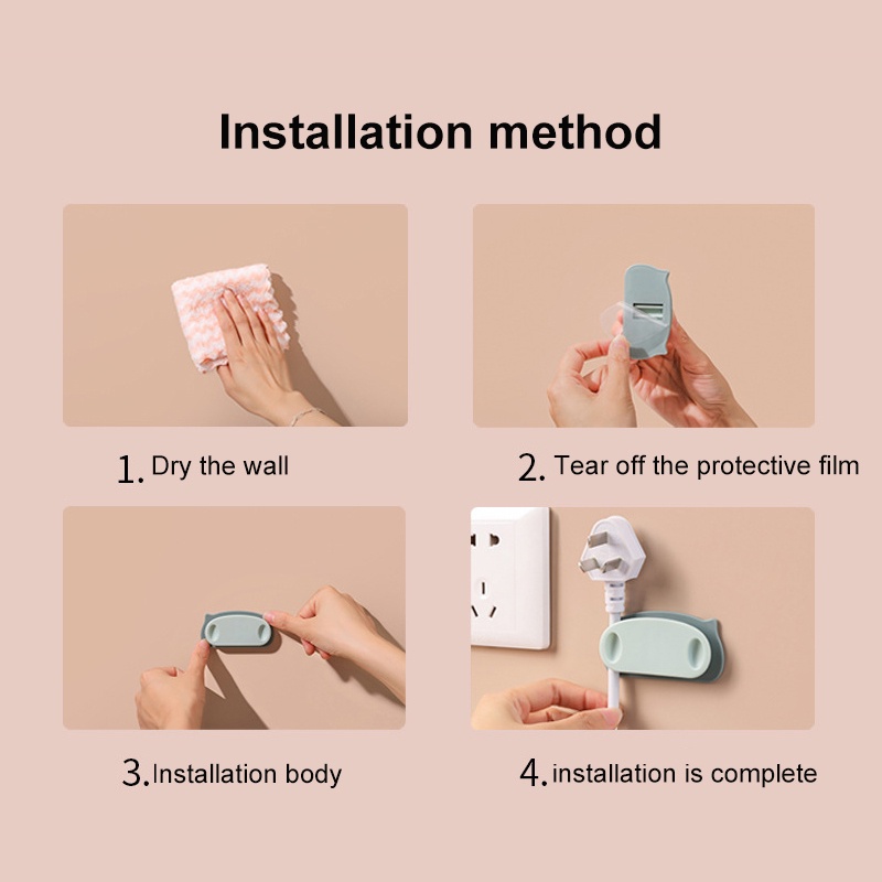 Kẹp Cố Định Dây Cáp Hình Chú Heo Dễ Thương Đơn Giản