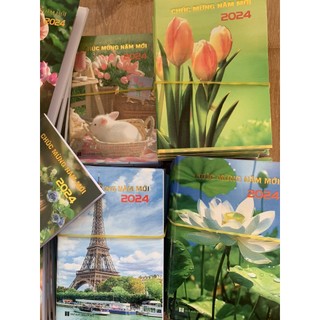 lịch cầm tay mini nhỏ 2024