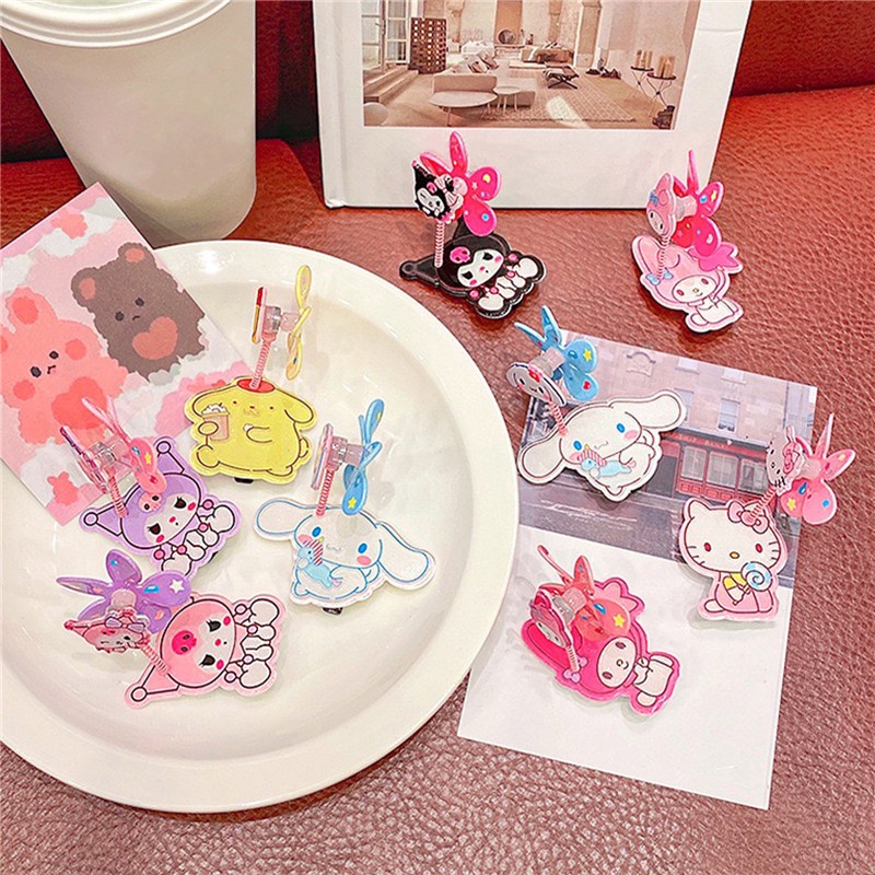 Dễ Thương Kẹp Tóc Hình Cối Xay Gió sanrio Đáng Yêu Cho Bé