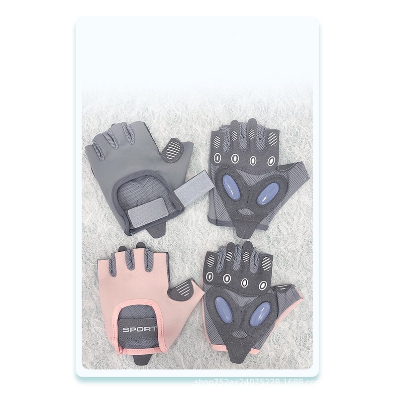 Găng Tay Sport Tập Gym Nữ Chống Trượt Tập Yoga, Gym, Goft, Đạp Xe, Đệm Silicon Cao Cấp