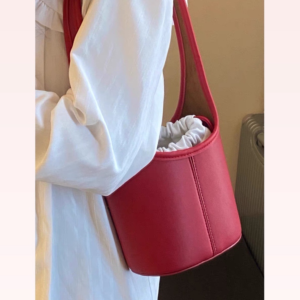 Túi Xách Dây Rút Đeo Vai Phong Cách Hàn Quốc