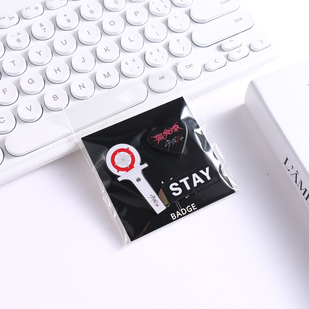 Set 3 Thanh Ghim Cài Áo Hình kpop straykids skz critters