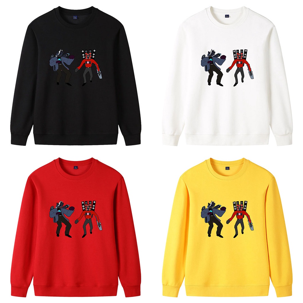 Mingyuan speakerman bosses Áo hoodie Tay Dài Phong Cách Hàn Quốc Thời Trang Mùa Xuân Cho Bé Trai Và Bé Gái