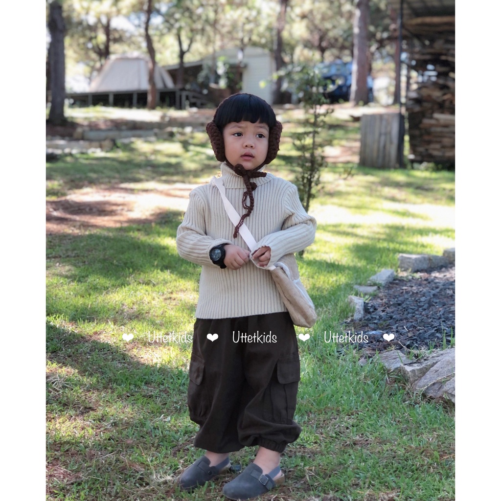 ÁO LEN ÔM CỔ LỌ PHONG CÁCH HÀN QUỐC CHO BÉ GÁI VÀ BÉ TRAI