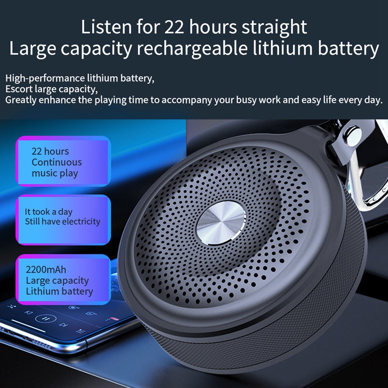 Loa Bluetooth Không Dây Thông Minh Cắm Thẻ tf Cho Máy Tính Và Điện Thoại Di Động