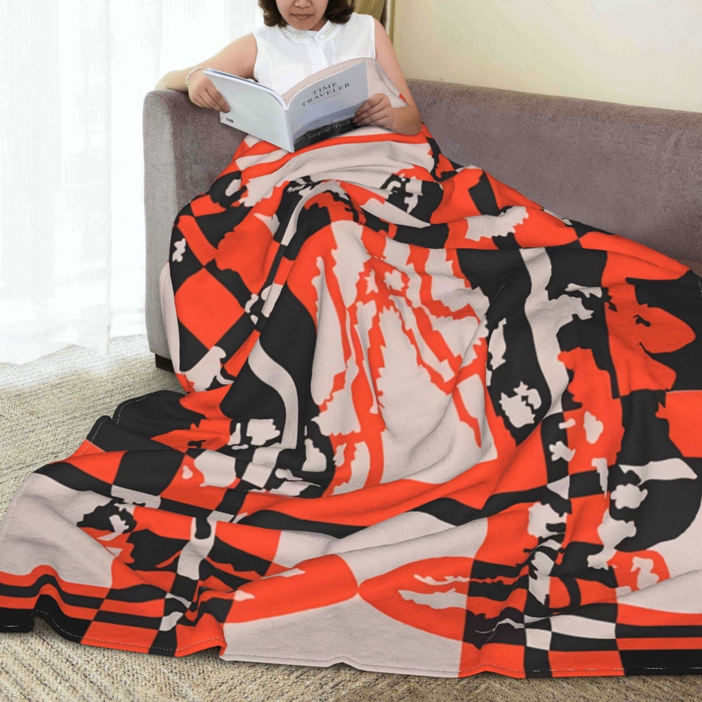 Herme Chăn Lông Cừu Siêu Mềm Mại Thoáng Khí Cho Giường Ngủ sofa