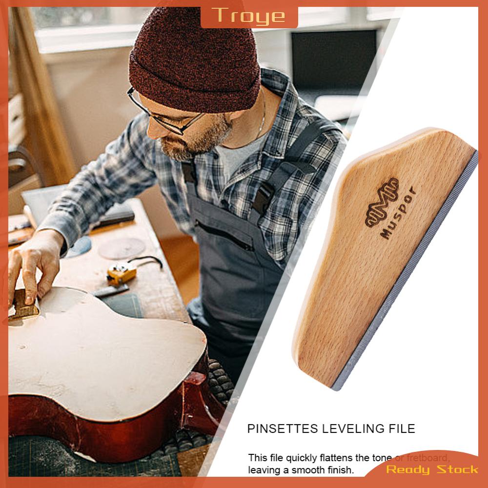 ❀ Troye troye ❀ Dũa Mài Phím Đàn guitar 6Inch Bằng Thép carbon Và Gỗ