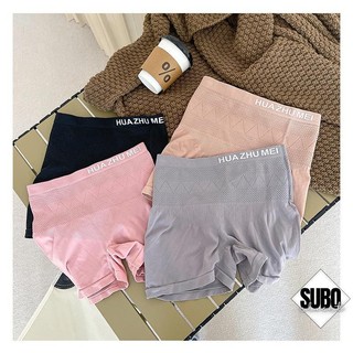 Quần đùi mặc trong váy cạp cao, quần gen bụng nâng mông co dãn huazhu mei - subo shop