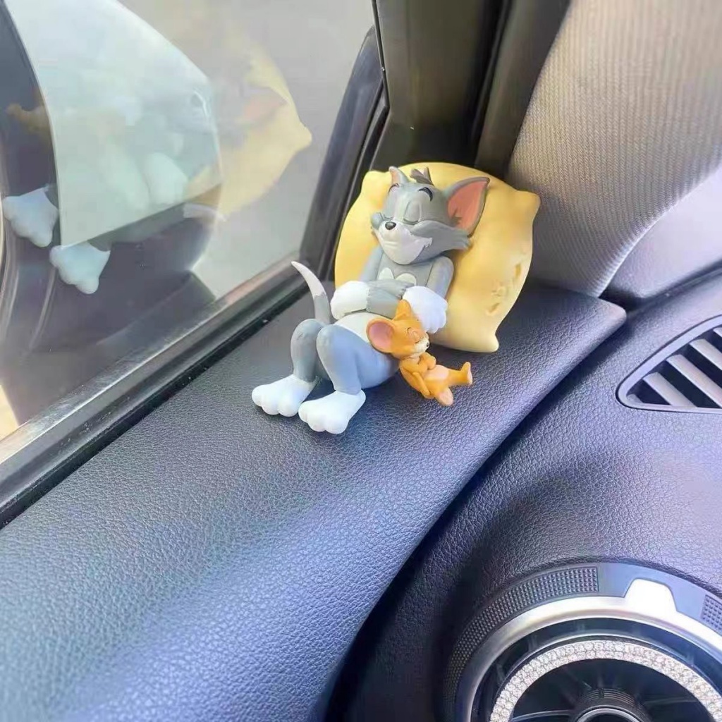 Mô Hình Nhân Vật tom Và jerry Dễ Thương Trang Trí Nội Thất Xe Hơi