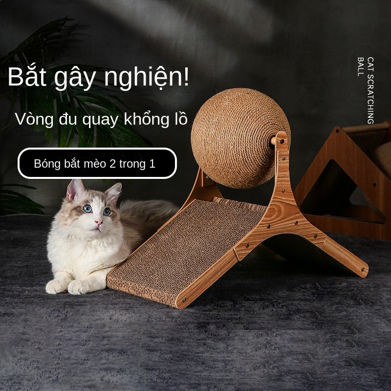 Đồ Chơi Bảng Cào Móng Thú Vị Chống Trầy Xước Cho Mèo Cưng