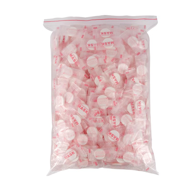 Khẩu Trang Nén cotton Lụa Siêu Mỏng Dùng 1 Lần Thích Hợp Cho salon Làm Đẹp