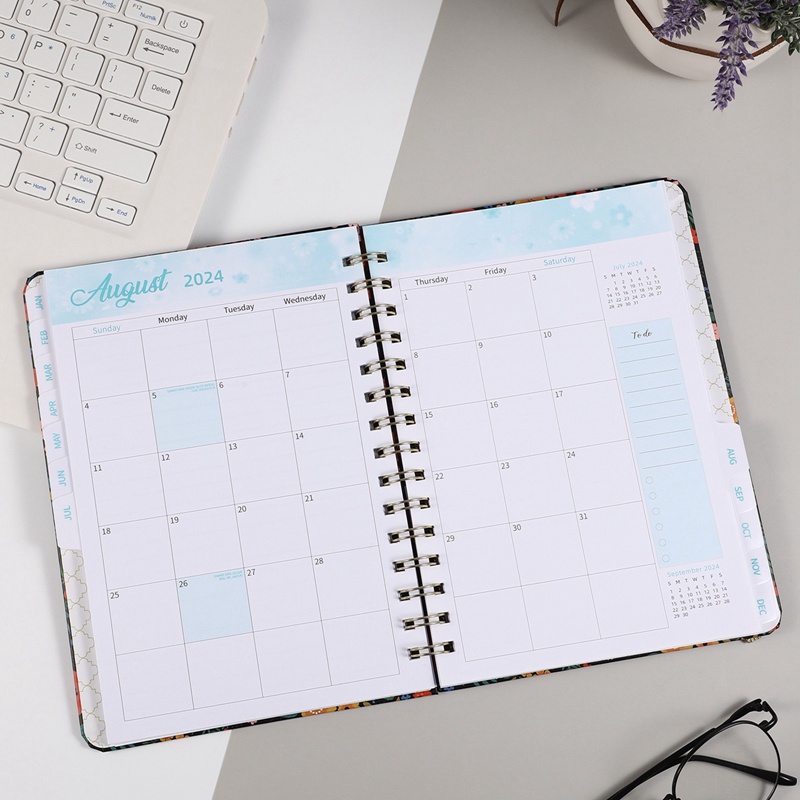 Sổ Ghi Kế Hoạch Vẽ Tranh Lên Kế Hoạch Trong Tuần Hình Hoa Chuyên Dụng  2024planner 2024planner
