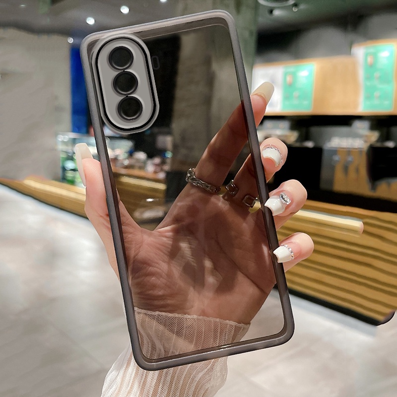 Có Vỏ Phim Bảo Vệ Ống Kính Cho Huawei Nova Y70 / Nova Y71 Vỏ Điện Thoại Trong Suốt t1-48