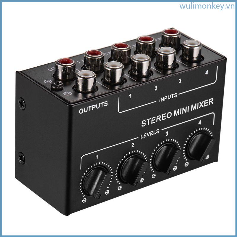 Bộ Trộn Âm Thanh Bốn Kênh CX400 Nhiều Kênh Chuyên Dụng Cho KTV / Gia Đình Thẻ