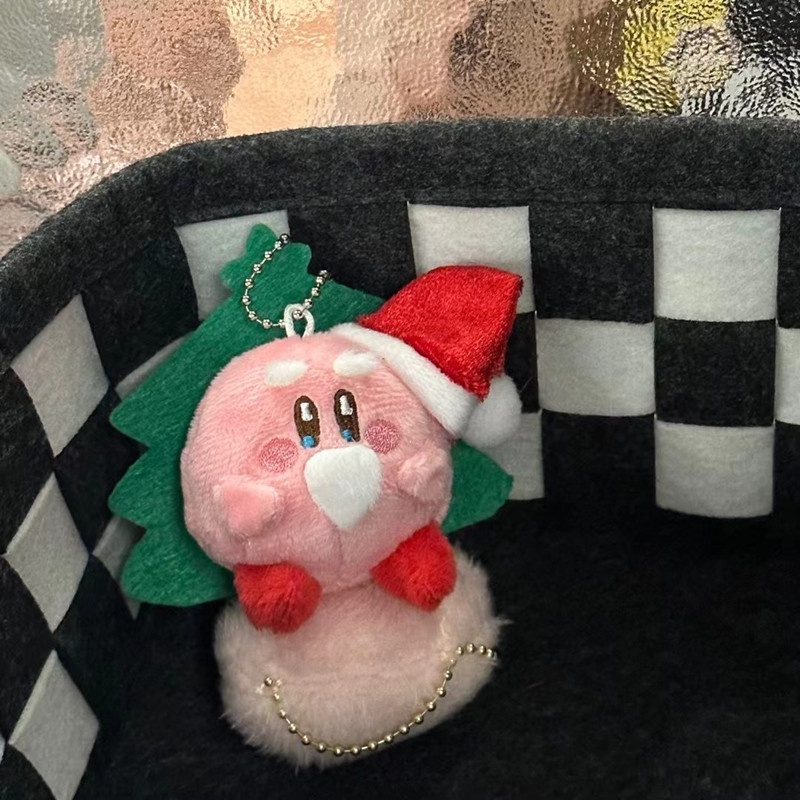 Búp Bê Nhồi Bông Hình Ông Già Noel kts kirby Trang Trí Cây Thông Giáng Sinh Cho Bé Gái