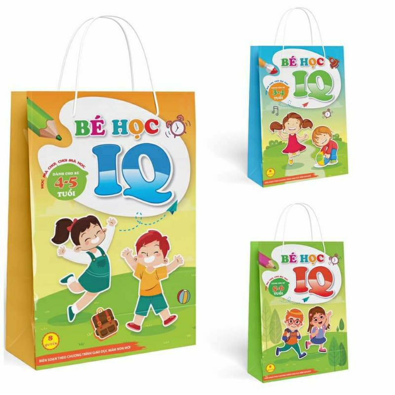 Sách - Bé Học IQ 3-6 Tuổi, Bé Tô Màu ( 8 Quyển ) NSTO