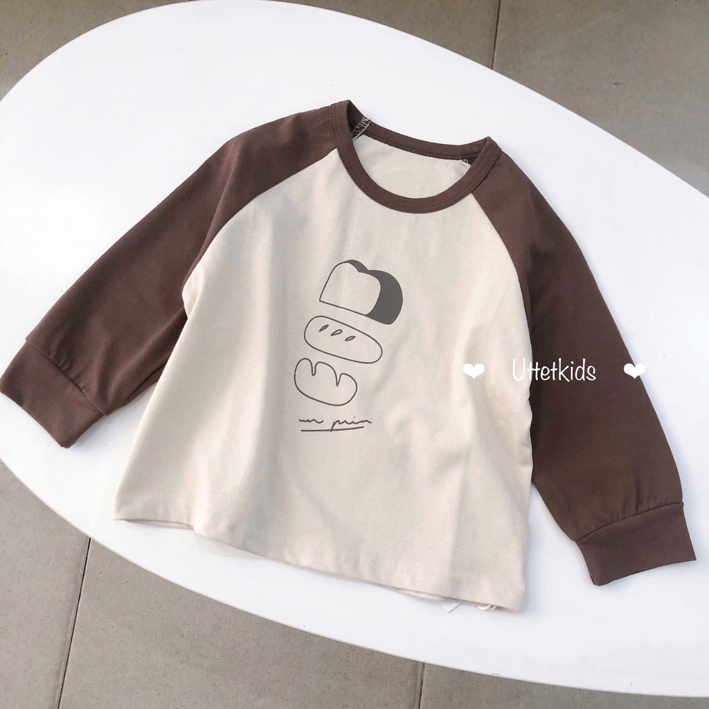 ÁO THUN DÀI TAY PHONG CÁCH HÀN QUỐC CHO BÉ GÁI VÀ BÉ TRAI 2316