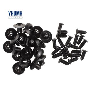 Set 20 đinh tán nhựa 8mm chuyên dụng đen