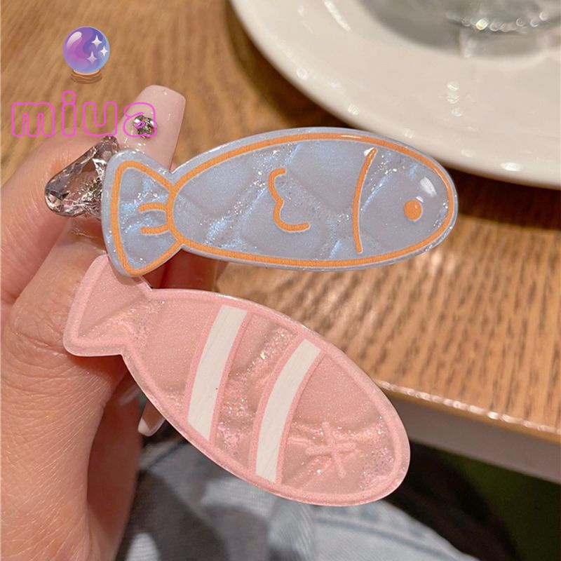 Miua🔮Kẹp Tóc Hình Cá Hề Dễ Thương Thời Trang Mùa Hè Cho Nữ 2024