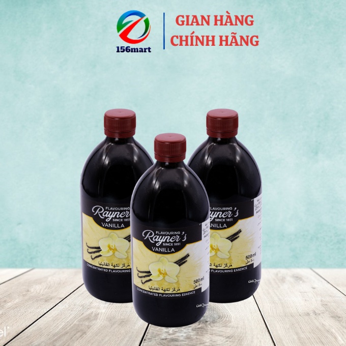Tinh chất Vani Anh/ Vani Rayner's Vanilla Essence 500ml - Làm bánh, pha chế đồ uống CHIẾT XUẤT VANI TỰ NHIÊN