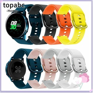 Dây đồng hồ bằng silicon có thể thay thế cho Huami Amazfit Bip Samsung Galaxy Watch Active 2 42mm