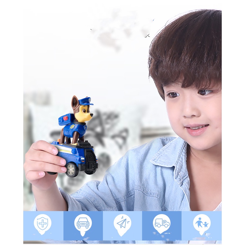 Paw patrol Bộ Mô Hình Đồ Chơi Chú Chó Cứu Hộ Xinh Xắn Cho Bé