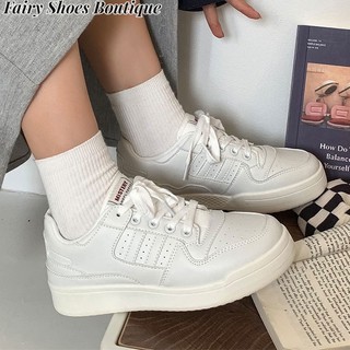 ZHUXIA Giày Thể Thao Cột Dây Chống Trượt Thoải Mái Phong Cách Hàn Quốc Cho Nữ
