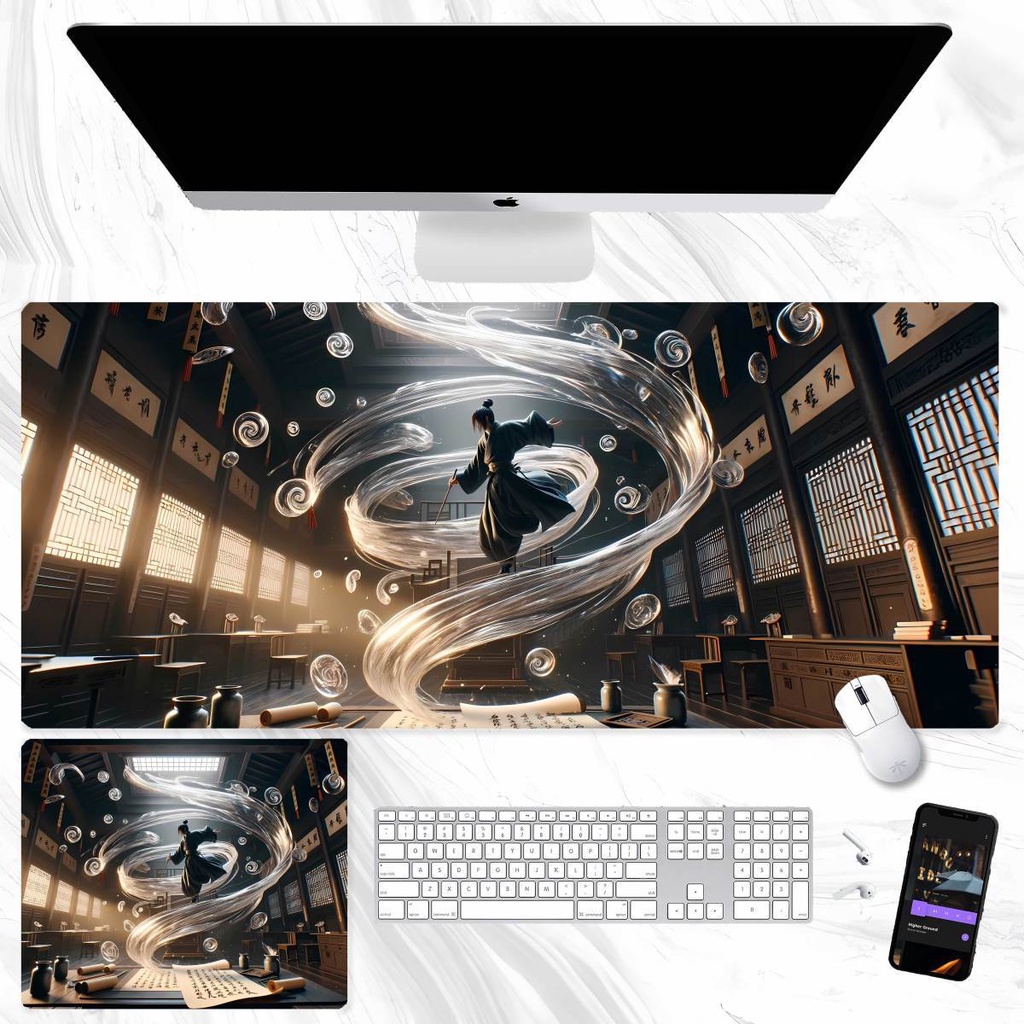 Tấm Lót Chuột Và Bàn Phím Máy Tính In Hình Hoạt Hình anime Trung Quốc Cỡ Lớn Dành Cho Văn Phòng / Ký Túc Xá