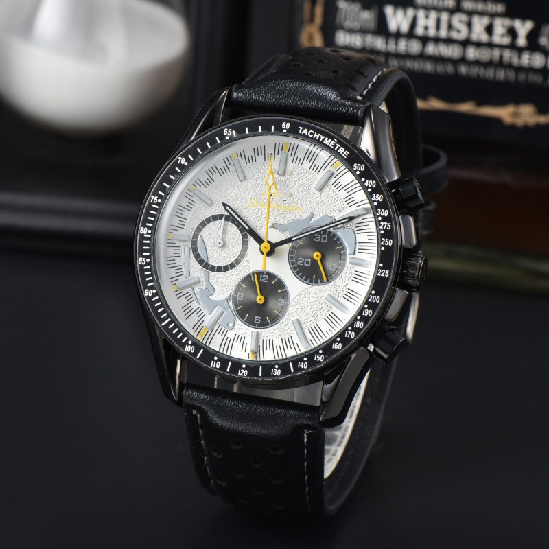 Đồng Hồ quartz Dây Đeo Màu Trơn Cá Tính Cho Nam