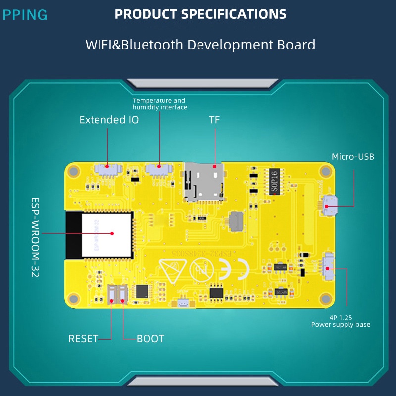 1 Bộ Bảng Mạch Phát Triển esp32 Màn Hình Thông Minh 2.8 inch Cho arduino lvgl wifi touch lcd tft